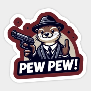 Pew Pew Sticker